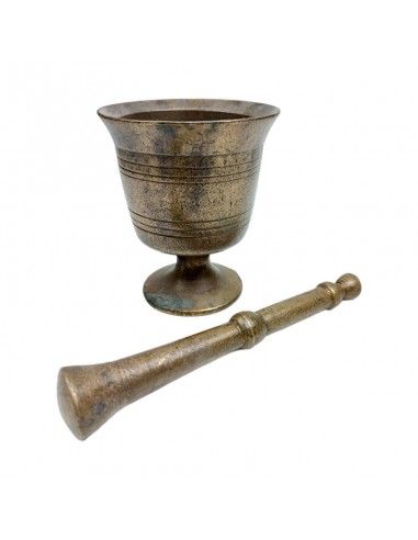 MORTERO DE BRONCE CON PILON 19x9.5