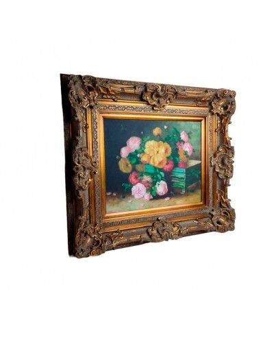 CUADRO BODEGÓN DE FLORES 88x98