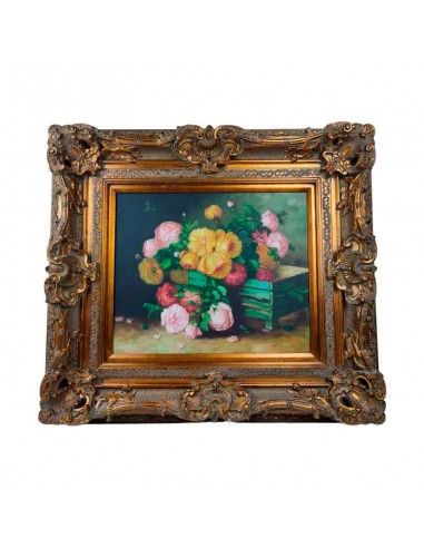 CUADRO BODEGÓN DE FLORES 88x98