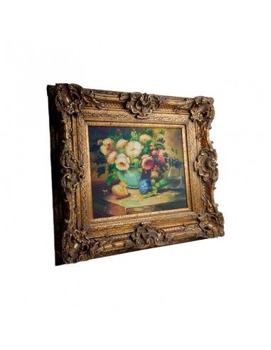 CUADRO BODEGON DE FLORES 88x98