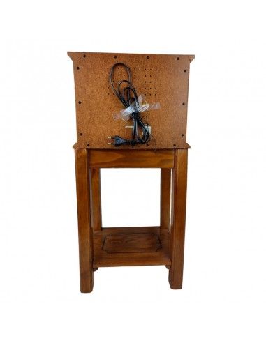 RADIO ANTIGUO VINTAGE DE MADERA ROBLE...