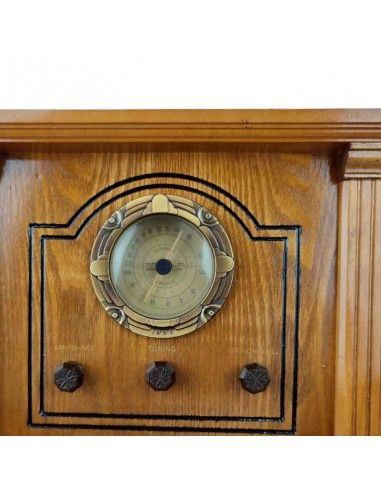 RADIO ANTIGUO VINTAGE DE MADERA ROBLE...