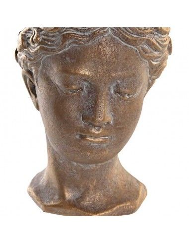 MACETERO BUSTO DE HELENA DORADO 16x12...