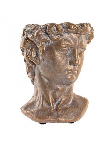 MACETERO BUSTO DE DAVID DORADO 16x12...