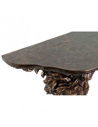 MENSULA LEON ORO ENVEJECIDO 21x36.5