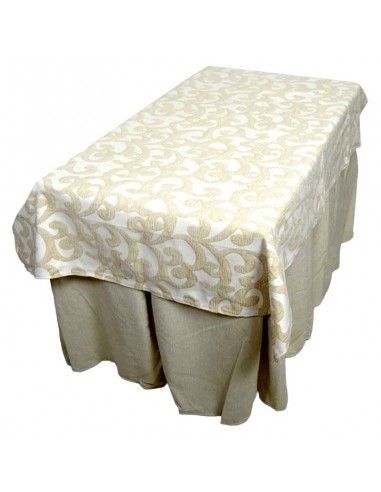 ROPA MESA CAMILLA ESPAÑA BEIGE 120x70