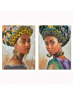 CUADRO MUJER AFRICANA 120x90