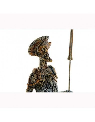 FIGURA DON QUIJOTE CON ESCUDO Y LANZA...