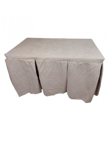ROPA MESA CAMILLA COMPLETA BEIGE Y...