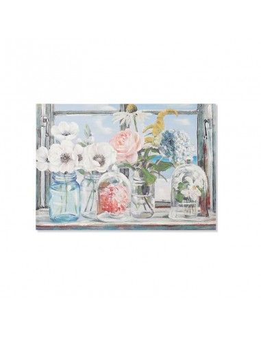 CUADRO JARRON CON FLORES 70x100
