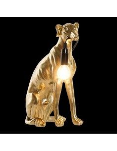 LAMPARA FIGURA GALGO DORADO... 2