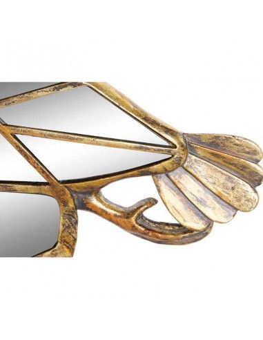 ESPEJO PATO PARED DORADO 37x38
