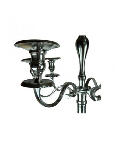 CANDELABRO DE PIE PLATEADO 163x57