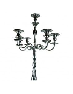 CANDELABRO DE PIE PLATEADO... 2