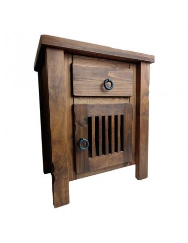 MESITA RUSTICA UN CAJON Y UNA PUERTA...