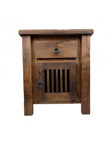 MESITA RUSTICA UN CAJON Y UNA PUERTA...