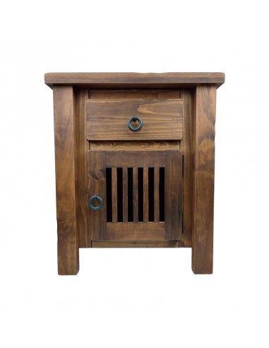 MESITA RUSTICA UN CAJON Y UNA PUERTA...