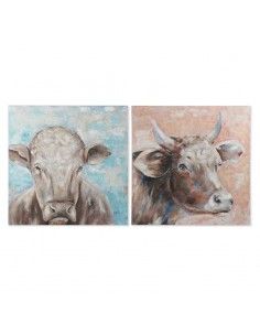 CUADRO VACA - TORO 100x100