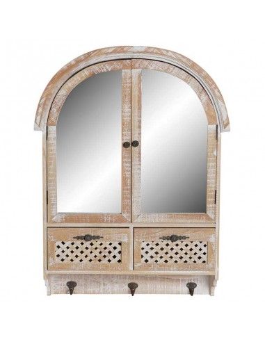 VENTANA ESPEJO CON PERCHERO 71x55.5