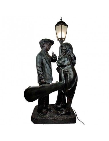 LAMPARA DE PIE FIGURA DE NIÑO Y NIÑA...