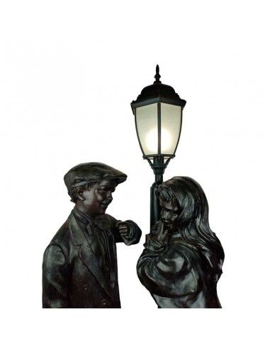 LAMPARA DE PIE FIGURA DE NIÑO Y NIÑA...