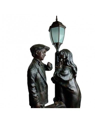 LAMPARA DE PIE FIGURA DE NIÑO Y NIÑA...