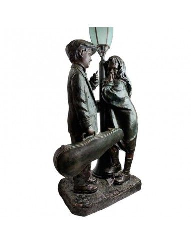 LAMPARA DE PIE FIGURA DE NIÑO Y NIÑA...