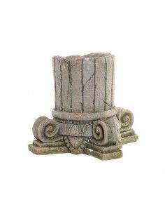 MACETERO COLUMNA GRIS 31x38