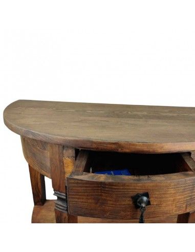 CONSOLA MADERA MACIZA 73x80