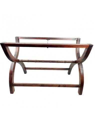 CONSOLA RATTAN - MADERA CON ESPEJO