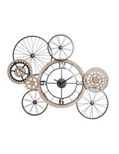 RELOJ PARED RADIOS METAL...