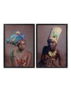 CUADRO MUJER AFRICANA 90x65...