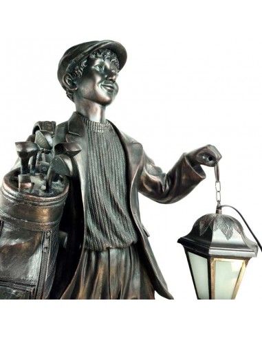 FIGURA LAMPARA DE PIE NIÑO GOLF 110X60
