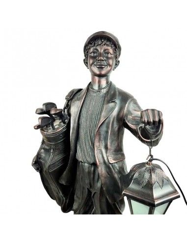 FIGURA LAMPARA DE PIE NIÑO GOLF 110X60