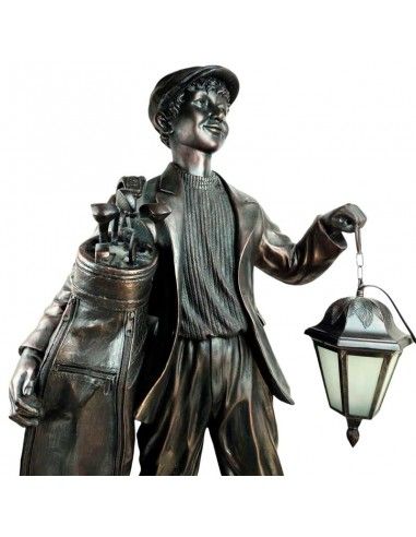 FIGURA LAMPARA DE PIE NIÑO GOLF 110X60
