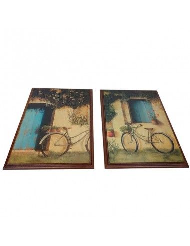 PAREJA DE CUADROS BICICLETA 40x30