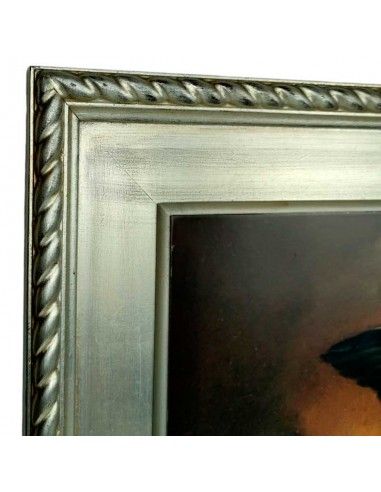 CUADRO PAN DE PLATA ANGEL 68x68