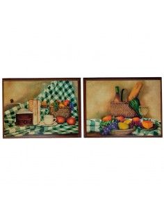 PAREJA DE CUADROS FRUTA 30x40