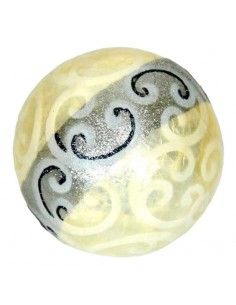 BOLA DE NACAR BLANCO Y...