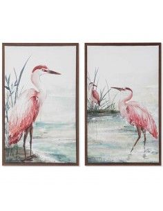 CUADRO GARZA 57x37 set de dos