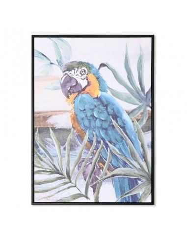 SET DE DOS CUADROS LORO Y CACATUA 70x50