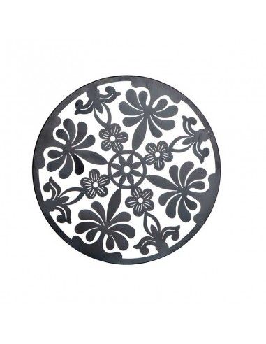 DECORATIVO PARED METAL FLORAL 40x40...