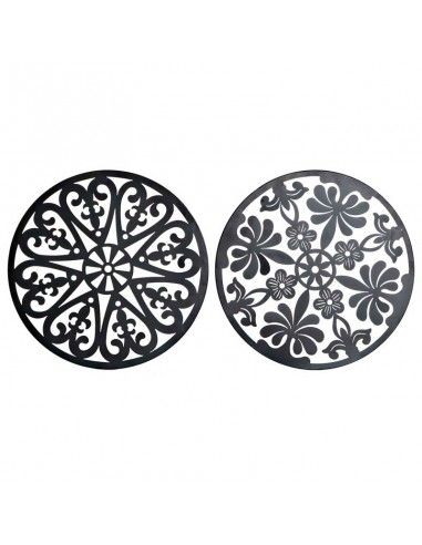 DECORATIVO PARED METAL FLORAL 40x40...