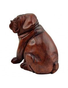 FIGURA PERRO BULLDOG MADERA... 2
