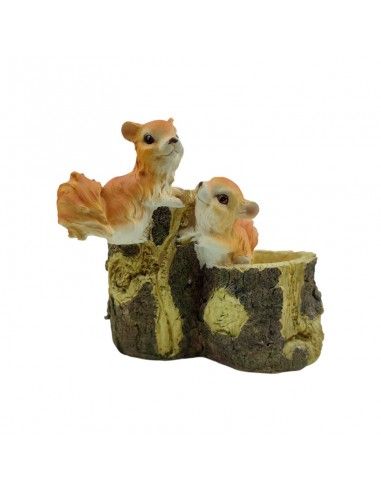 CUBREMACETAS ARDILLAS DOBLE 21x21