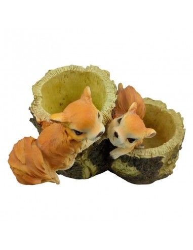 CUBREMACETAS ARDILLAS DOBLE 21x21