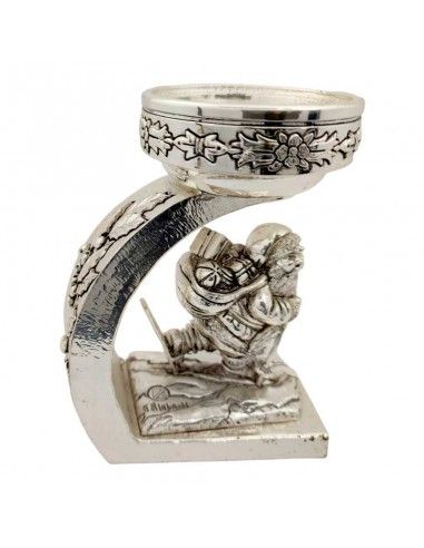 FIGURA PORTAVELA PAPA NOEL 13x10