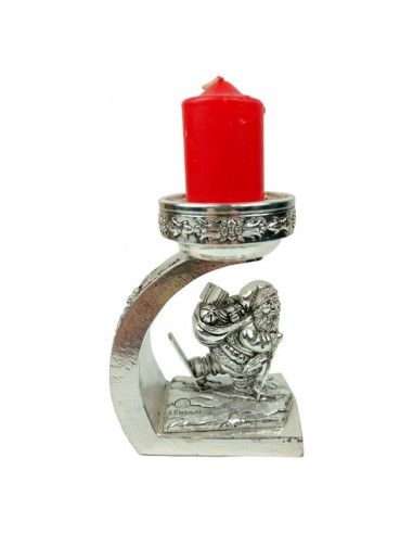 FIGURA PORTAVELA PAPA NOEL 13x10