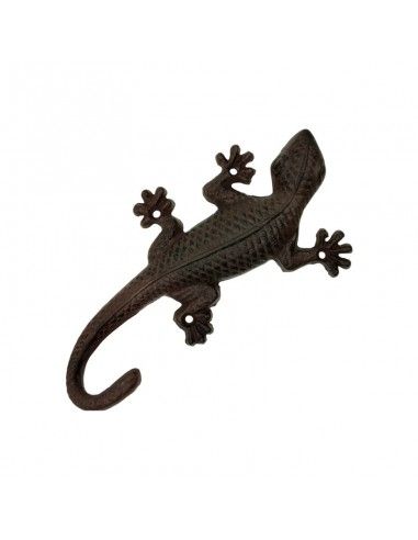 LAGARTO HIERRO ENVEJECIDO 18x9