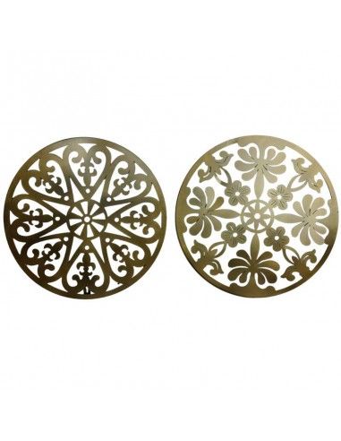 DECORATIVO PARED FLORAL 40cm set de dos